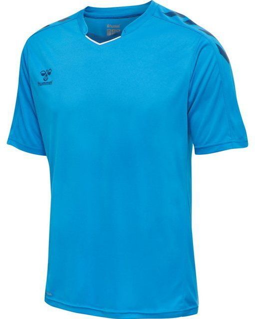 Hummel - Tricot - Azuur - V-hals - Normale Pasvorm - Kwartmouw