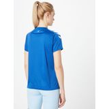 Hummel - Tricot - Blauw/Wit - Sporttop - Ronde Hals - Normale Pasvorm