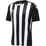 Hummel - Hmlcore Xk Striped T-shirt - Uniseks - Korte Mouwen - Zwart