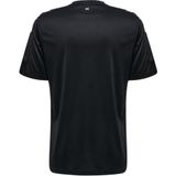 Hummel - Hmlcore Xk Striped T-shirt - Uniseks - Korte Mouwen - Zwart