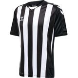 Hummel - Hmlcore Xk Striped T-shirt - Uniseks - Korte Mouwen - Zwart