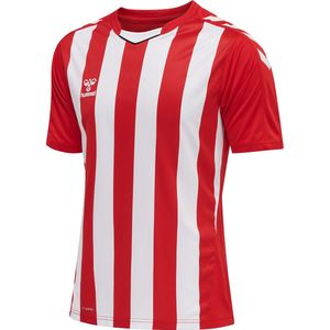 Hummel - Hmlcore XK Striped Jersey S/S - Sporttop - True Red/White