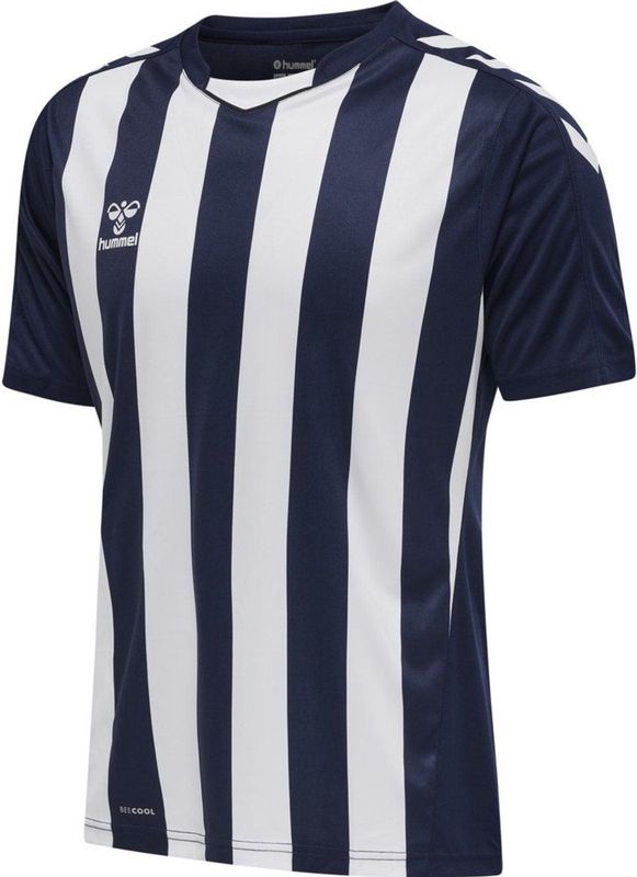 HUMMEL - Core XK - T-shirt - Gestreept - Synthetisch - Korte Mouwen