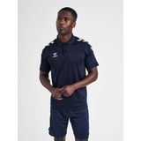 Hummel - Hmlcore Poloshirt - Blauw - Ademend - Sneldrogend - Polyester Piqué