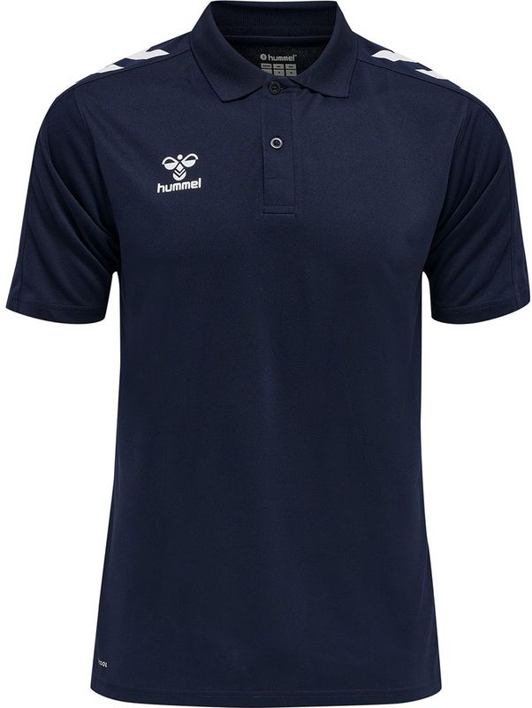Hummel - Hmlcore Poloshirt - Blauw - Ademend - Sneldrogend - Polyester Piqué