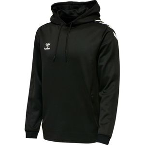 hummel Hmlcore Xk Poly Hoodie, uniseks, zwart.
