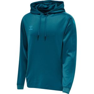 Hummel - hmlCORE XK POLY SWEAT HOODIE - Hoodie - Zwart - Katoen