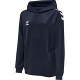Hummel - hmlCORE XK POLY - Hoodie - Zwart - Kids - Fleece met BEECOOL®-technologie