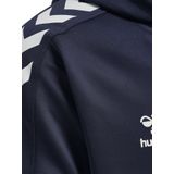 Hummel - Sportsweatvest - Marine/Wit - Met Capuchon - Lange Mouw