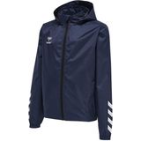 hmlCORE XK Spray Jacket - Kids - Zwart - Waterafstotend - Met Ritszakken