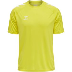 Hummel Core Xk Core Poly T-shirt Met Korte Mouwen Geel Man