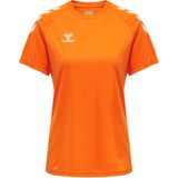 Hummel Core Xk Core Poly T-shirt Met Korte Mouwen Oranje XS Vrouw