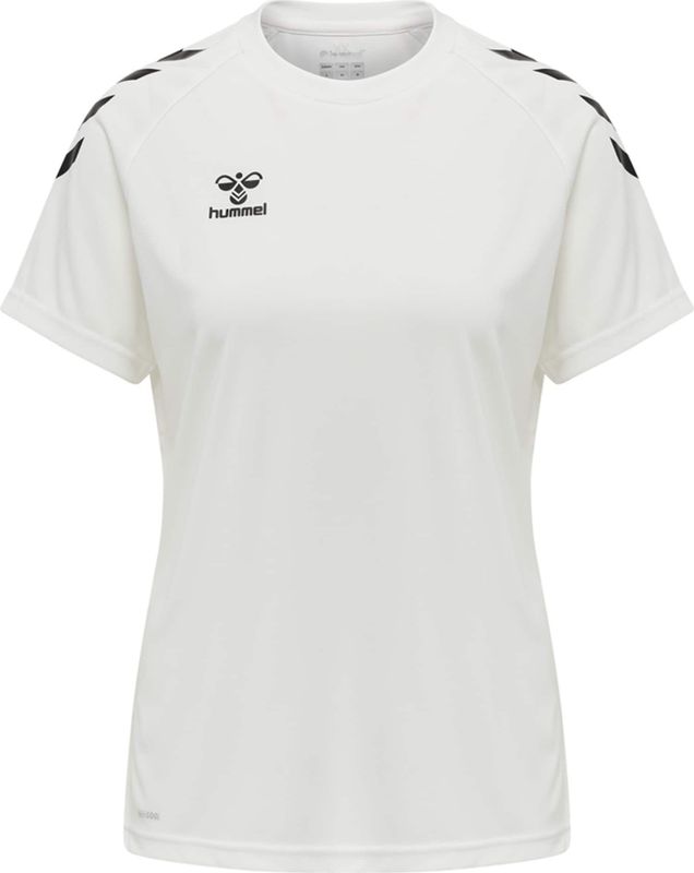 Functioneel Shirt - Zwart - Katoen - Ronde Hals - Logoprint - Kwartmouw