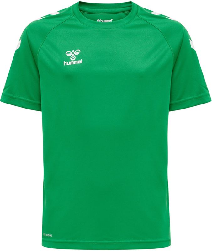 Hummel - hmlCore - T-shirt - Groen - 100% Polyester