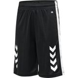 Hummel - hmlCORE XK Basket Shorts - Korte Broeken - Zwart - 100% Polyester