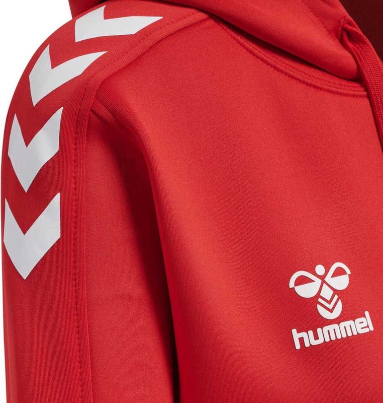 hummel - hmlCORE XK POLY SWEAT HOODIE - Zwart - Fleece