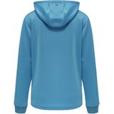 Sweater - Capuchon - Zwart - Sweatstof - Logoprint - Zijstrepen