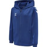 hmlCORE - XK POLY ZIP HOOD - Sweat - Blauw - Polyester