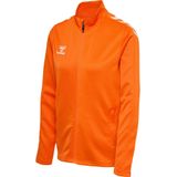 Sportief Sweatvest - Normale Pasvorm - Lange Mouw - Zwart - Ritssluiting