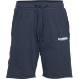 hummel - Legacy Shorts - Sportbroek - Zwart - Katoen - Geborsteld Fleece