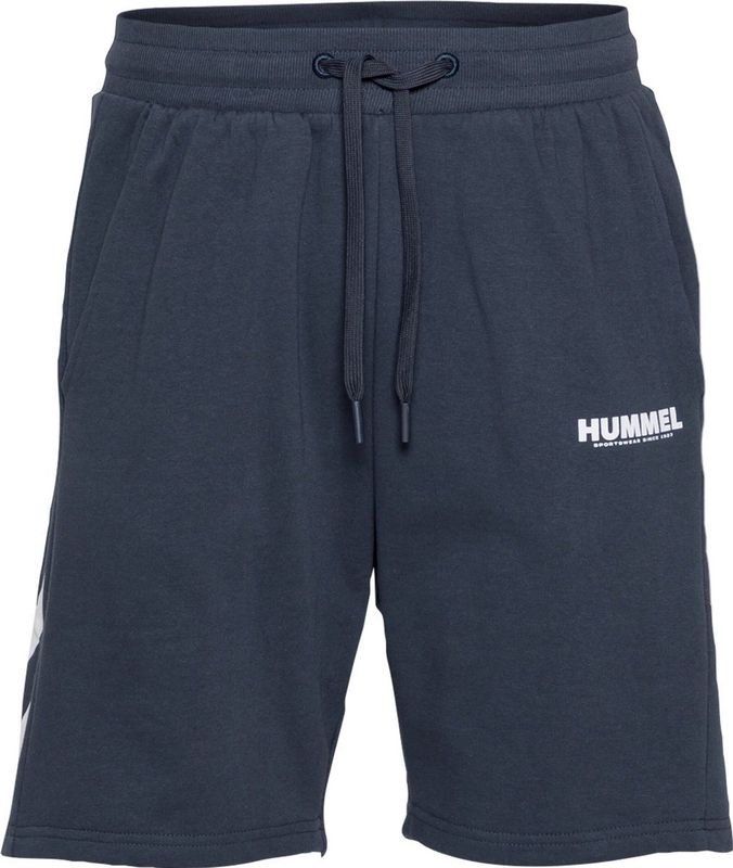 hummel - Legacy Shorts - Sportbroek - Zwart - Katoen - Geborsteld Fleece