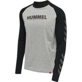 Hummel - Hmllegacy Blocked T-shirt - Unisex - Zwart - Katoenmix