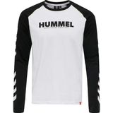 hummel - LEGACY BLOCKED - T-shirt - Zwart - Jersey