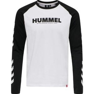 hummel - LEGACY BLOCKED - T-shirt - Zwart - Jersey