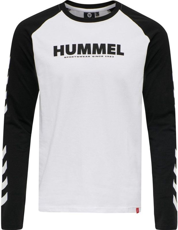 hummel - LEGACY BLOCKED - T-shirt - Zwart - Jersey