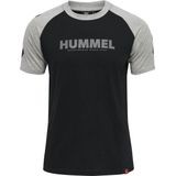Hummel - Legacy Blocked - T-shirt - Groen - 95% Katoen - 5% Elastaan