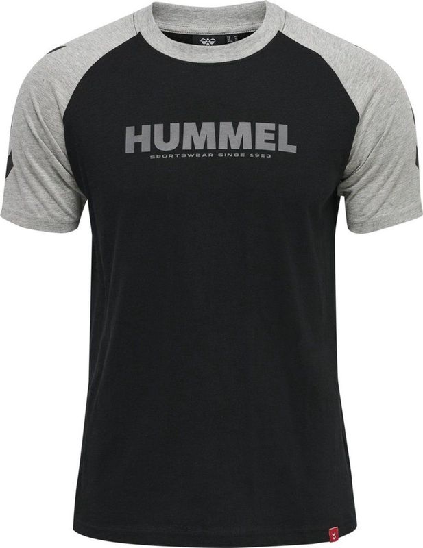 Hummel - Legacy Blocked - T-shirt - Groen - 95% Katoen - 5% Elastaan