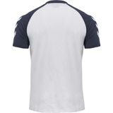 Hummel - Legacy Blocked - T-shirt - Rood - Katoen/Polyester