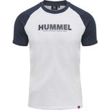 Hummel - Legacy Blocked - T-shirt - Rood - Katoen/Polyester