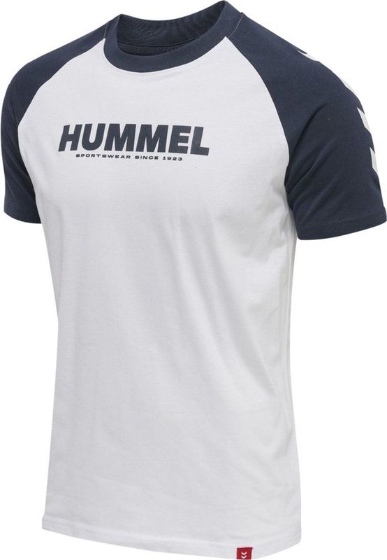 Hummel - Legacy Blocked - T-shirt - Rood - Katoen/Polyester