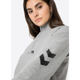 Hummel - Legacy Nikka - Cropped Half Rits Sweatshirt - Grijs
