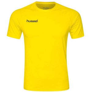 Hummel - HML First Performance - T-shirt - Geen Kleur - 88% Polyester 12% Elastaan