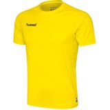 Hummel - First Performance - T-shirt - Zwart - 88% Polyester 12% Elastaan