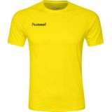 Hummel - First Performance - T-shirt - Zwart - 88% Polyester 12% Elastaan