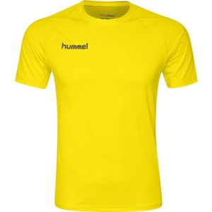 Hummel - First Performance - T-shirt - Zwart - 88% Polyester 12% Elastaan