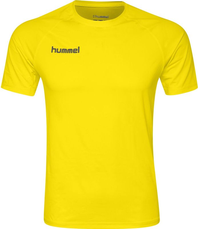 Hummel - First Performance - T-shirt - Zwart - 88% Polyester 12% Elastaan
