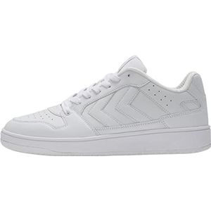 hummel St Power Play Unisex Sneakers, Wit.