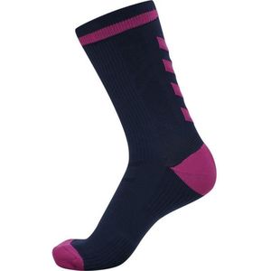 Hummel - Elite Indoor Sock Low - Sportsokken - Black Iris/Sugar Plum