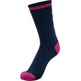 Hummel - Elite Indoor Sock Low - Sportsokken - Black Iris/Sugar Plum