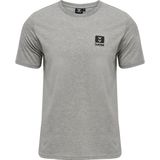 Hummel - hmlLGC Graham - T-shirt - Grijs - Katoen