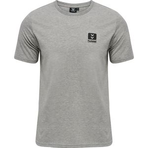 Hummel - hmlLGC Graham - T-shirt - Grijs - Katoen