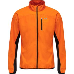 Newline - Core - Jas - Zwart - Geweven Polyester - Reflecterende Logo-opdruk