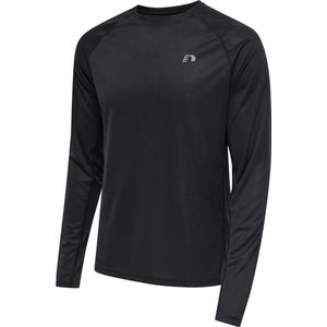 Newline Core Running LS Shirt Heren - zwart zwart