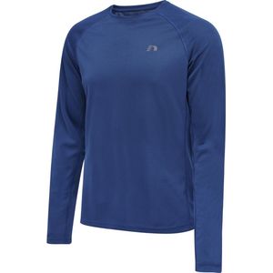 Newline Core Running LS Shirt Heren - sportshirts - blauw - Mannen
