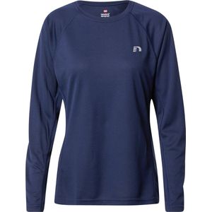 Newline Damen T-Shirt Top Women'S Core Running T-Shirt L S Black Iris