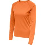 Newline Core Running LS Shirt Dames - oranje